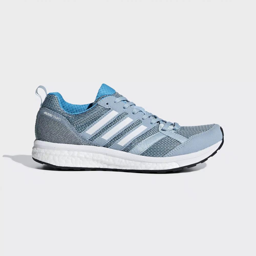 Adidas Adizero Tempo 9 Tenis Para Correr Azules Para Mujer (MX-37660)